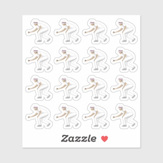 Lawn Bowls Sticker (Vel)