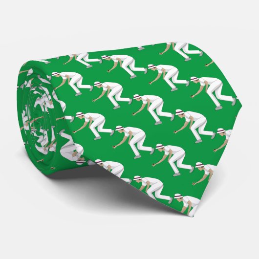 Lawn Bowls Stropdas (Opgerold)