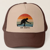 Lawn Bowls Sunset Trucker Pet (Voorkant)