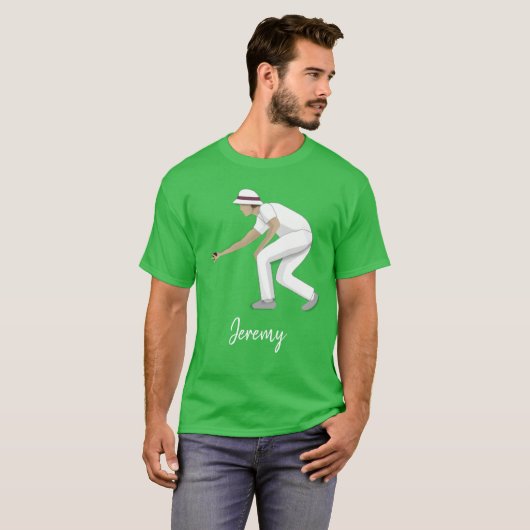 Lawn Bowls T-shirt (Voorkant volledig)