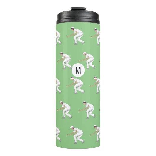 Lawn Bowls Thermosbeker (Voorkant)