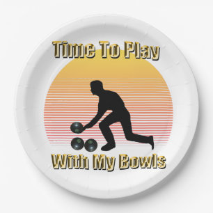 Lawn Bowls: Tijd om te spelen met mijn schalen, Papieren Bordje