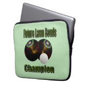 Lawn Bowls toekomstige kampioen, Laptop Sleeve (Voorkant Links)