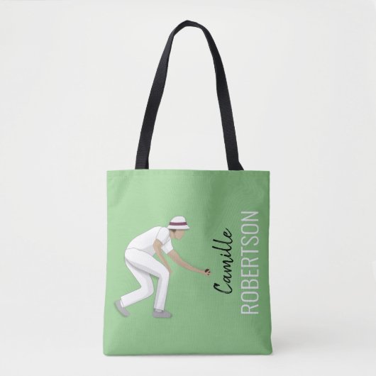 Lawn Bowls Tote Bag (Voorkant)