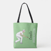 Lawn Bowls Tote Bag (Achterkant)