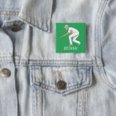 Lawn Bowls Vierkante Button 5,1 Cm (In situ)