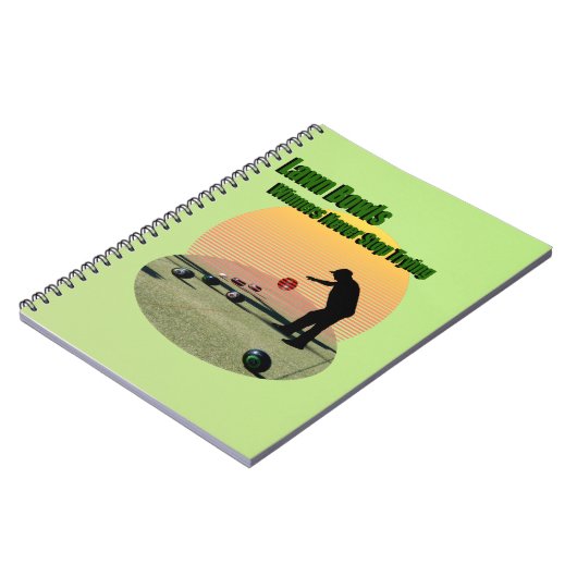 Lawn Bowls Winners, Notitieboek (Linkerzijde)