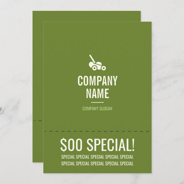 Lawn Care 5x7 brochure (Voorkant / Achterkant)