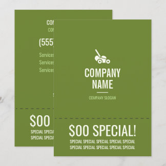 Lawn Care 5x7 brochure