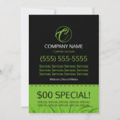 Lawn Care 5x7 brochure Kaart (Achterkant)