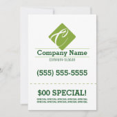 Lawn Care 5x7 brochure Kaart (Voorkant)