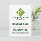 Lawn Care 5x7 brochure Kaart (Staand voorkant)