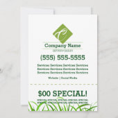 Lawn Care 5x7 brochure Kaart (Achterkant)