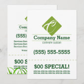 Lawn Care 5x7 brochure Kaart (Voorkant / Achterkant)