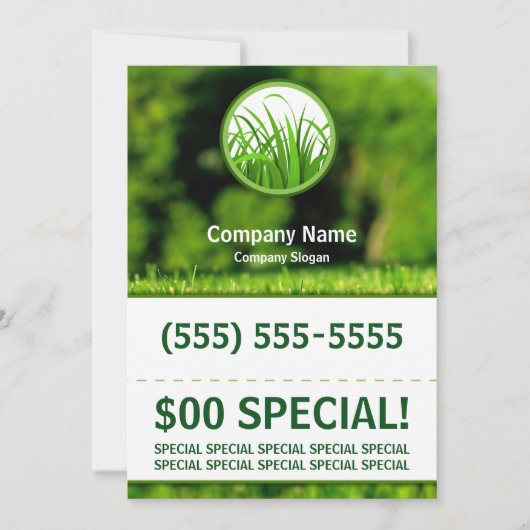 Lawn Care 5x7 brochure Kaart (Voorkant)
