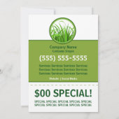 Lawn Care 5x7 brochure Kaart (Achterkant)