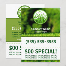 Lawn Care 5x7 brochure