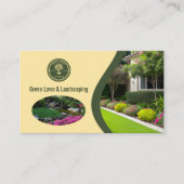Lawn Care and Landscaping Company Visitekaartje (Voorkant)