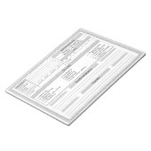 Lawn Care-clientlogboek Notitieblok (Schuin)