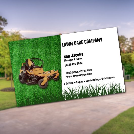 Lawn Care Company Visitekaartje