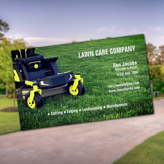 Lawn Care Company Visitekaartje