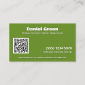 Lawn Care Custom QR Visitekaartje (Achterkant)