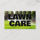 Lawn Care Custom QR Visitekaartje (Voorkant)