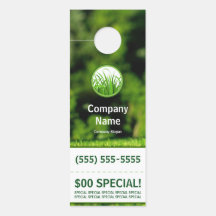 Lawn Care Door Hanger