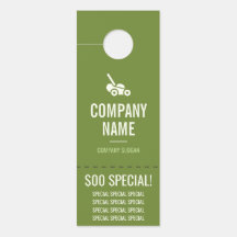 Lawn Care Door Hanger