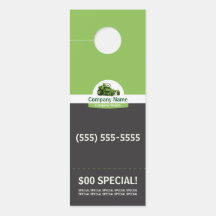 Lawn Care Door Hanger