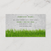 Lawn Care Eenvoudige Landscaping maaien Business L Visitekaartje (Achterkant)