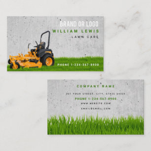 Lawn Care Eenvoudige Landscaping maaien Business L Visitekaartje