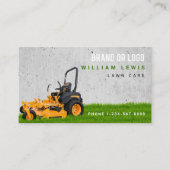 Lawn Care Eenvoudige Landscaping maaien Business L Visitekaartje (Voorkant)