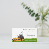 Lawn Care Eenvoudige Landscaping maaien Business L Visitekaartje (Staand voorkant)