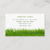 Lawn Care Eenvoudige Landscaping maaien Business L Visitekaartje (Achterkant)