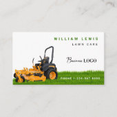 Lawn Care Eenvoudige Landscaping maaien Business L Visitekaartje (Voorkant)