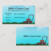 Lawn Care en Landscaping Visitekaartje (Voorkant / Achterkant)