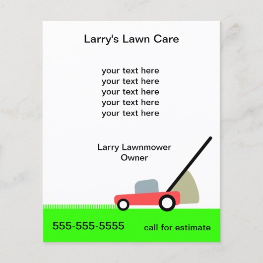 Lawn Care Flyer (Voorkant)