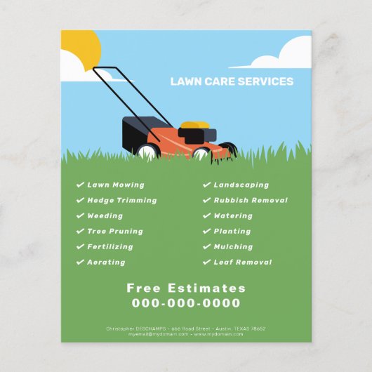 Lawn Care Flyer (Voorkant)