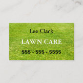 Lawn Care Gardening QR Code Visitekaartje (Voorkant)