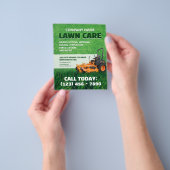 Lawn care grass lawn mower  flyer (Hand)