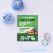Lawn care grass lawn mower  flyer (Enkel)