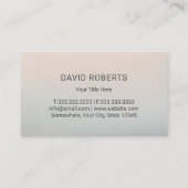 Lawn Care Handen Holding Tree Silver Landscaping Visitekaartje (Achterkant)