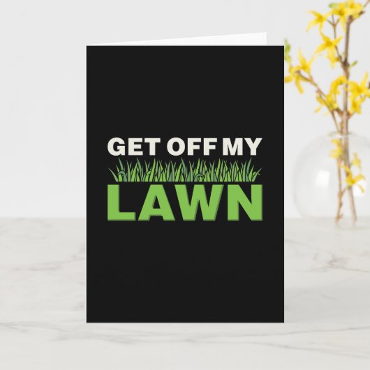 Lawn Care Kaart (Gele Bloem)