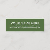 LAWN CARE-klantwaardestijging (standaardkwadraten) Klantenkaartje (Achterkant)