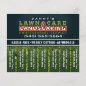Lawn Care & Landscaping 5,6 x 4,5 Tear Off Flyer (Achterkant)