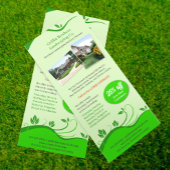 Lawn Care Landscaping Flyer Rack Kaart