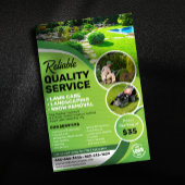 Lawn Care Landscaping Maaien Sneeuw Verwijdering T Flyer