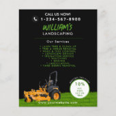 Lawn Care Landscaping maaien snijden bedrijf Flyer (Voorkant)