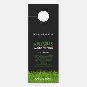 Lawn Care Landscaping maaien snijden diensten Deurhanger (Voorkant)